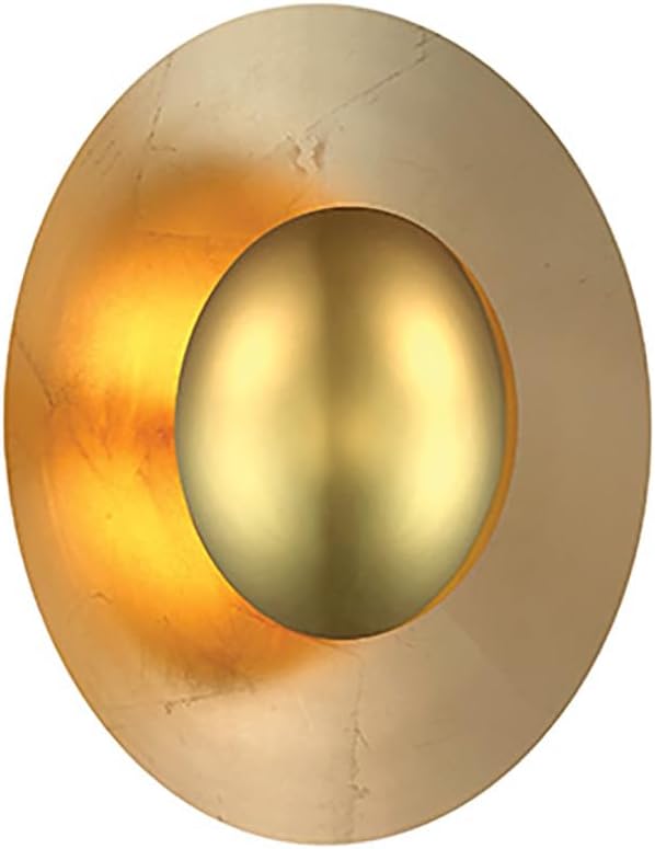 Modern Forms Blaze 12in LED Wall Sconce 3000K in Gold Leaf - Image 2