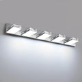 LED Modern Bathroom Vanity Light Fixtures, 5-Light 34-inch Dimmable Chrome by LKHF