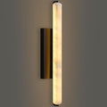Alabaster Wall Sconces, 25in Black Alabaster Sconce, Modern Spanish Natural by RINGRAIN