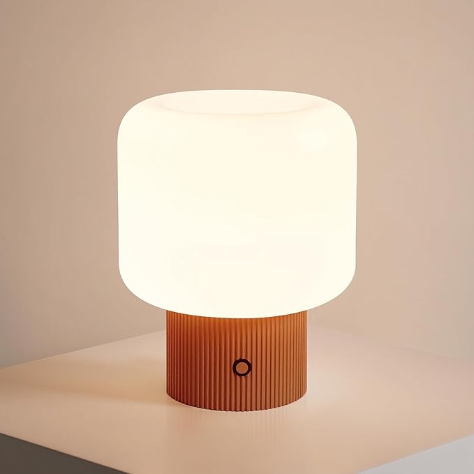 Halo Mushroom Lamp, 5W Cute Cordless Rechargeable Table Lamp - Image 7