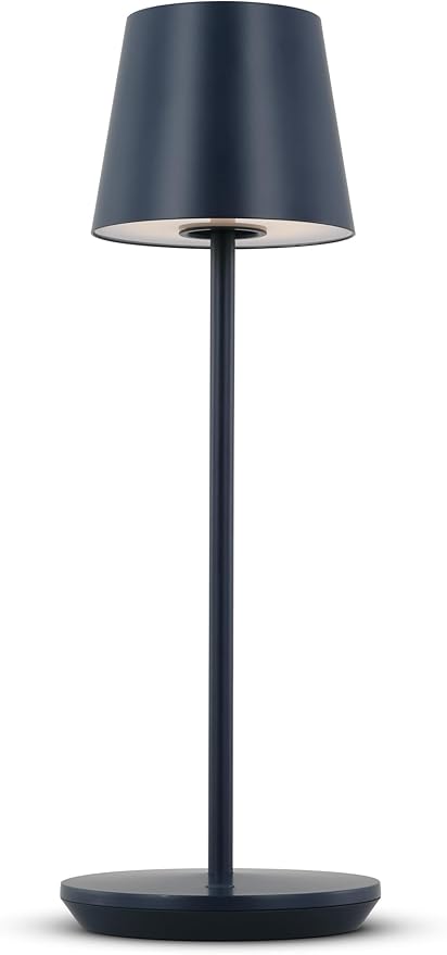 Generation Lighting Mena Accent Rechargeable Table Lamp – 14.5” Hague Blue by Unknown