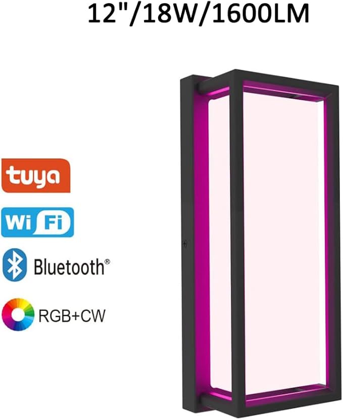 Color Changing Outdoor Wall Lights, Ambiance Exterior Wall Lights Up Down - Image 9