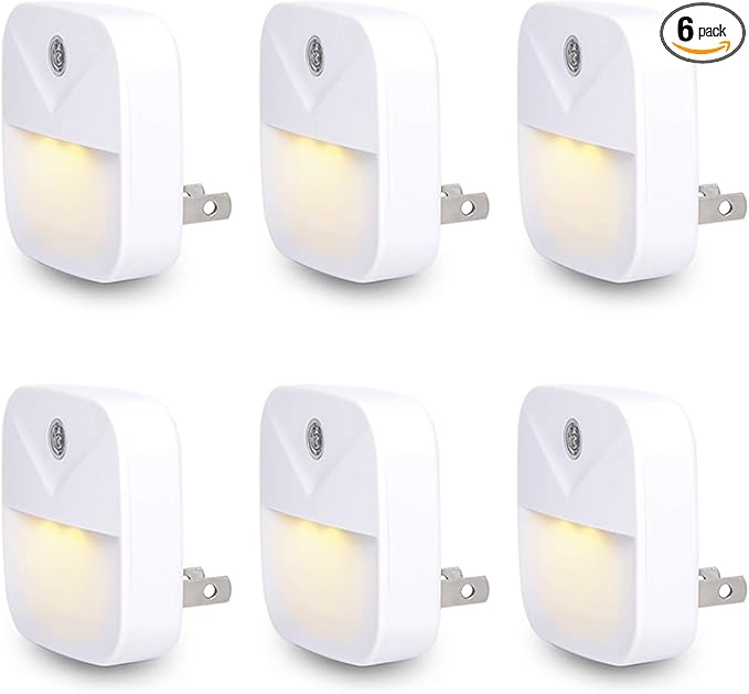 Uigos LED Night Light, Warm White Nightlight, Dusk-to-Dawn Sensor, Energy by Uigos