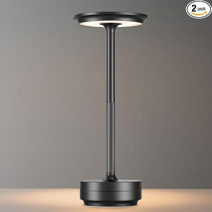 Rechargeable Cordless Table Lamps, Portable 5000mAh Outdoor Table Light by EJQCordlessTableLamp