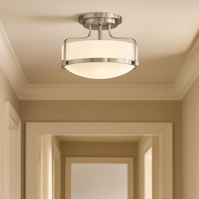 Hinkley Harper 3641BN Medium Semi-Flush Mount Ceiling Light - Image 2