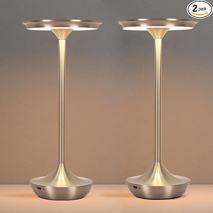 EJQ Cordless Table Lamp Rechargeable, 6000mAh Battery Operated LED Table Lights by EJQCordlessTableLamp