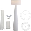 Floor Lamp - Branch and Wick – 59” Tall Standing Linen Lamp by BranchandWick