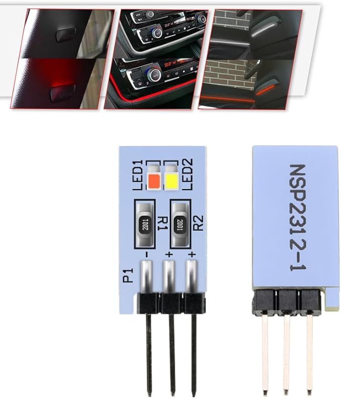 NJSBYL 2PCS LED Interior Ambient Lighting Circuit Board - Image 2