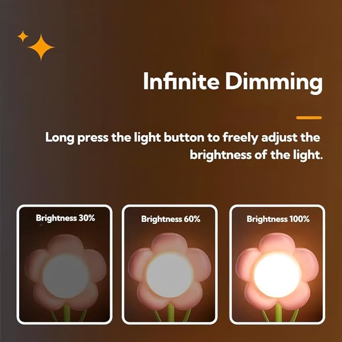 Birthday Gifts for Women, Sunflower Flower Lamp Rechargeable Cordless Led - Image 5