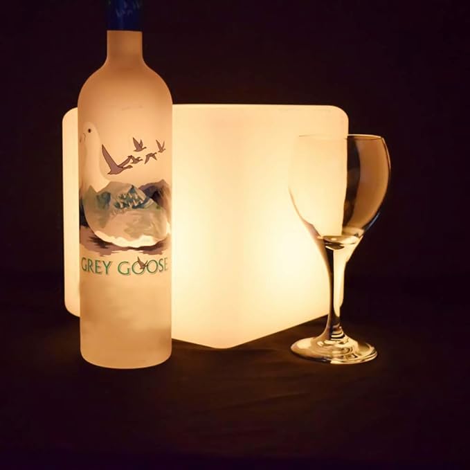Mr.Go Rechargeable LED Color-Changing Light Cube 8", Dimmable Soothing Mood Lamp - Image 8