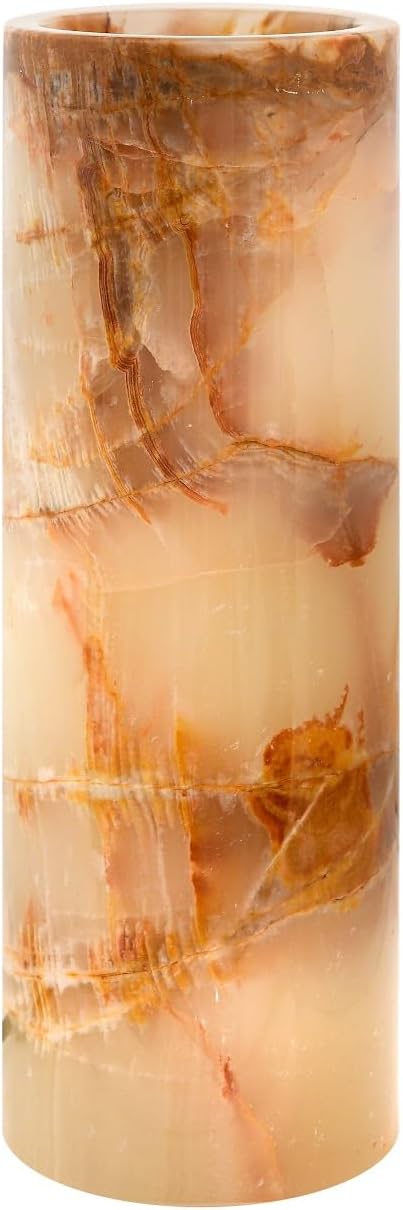 UMAID Handcrafted Onyx Marble Table Lamp, Each Lamp One-of-a-Kind - Image 9