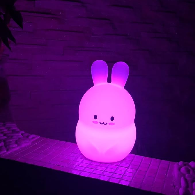 Rabbit Night Lights for Kids, Babies Nursery Lamp, Kids lamp, Child Bedroom - Image 8