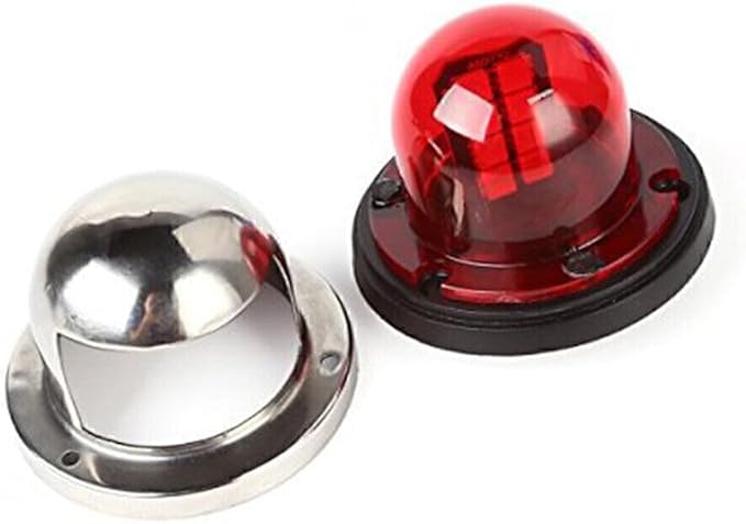 Marine Boat Yacht Pontoon 12V Stainless Steel LED Bow Navigation Lights - Image 3