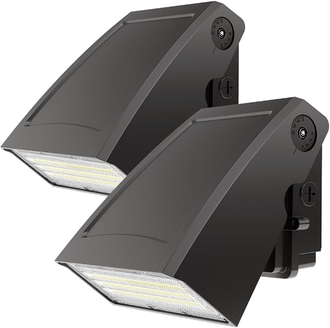 HYPERLITE LED Wall Pack 40W: 5200lm 5000K 0-90°Adjustable ETL Certified by HYPERLITE