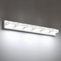 IZORRO LED Modern Bathroom Lights Fixtures, Matte White Acrylic Wall Lighting by IZORRO
