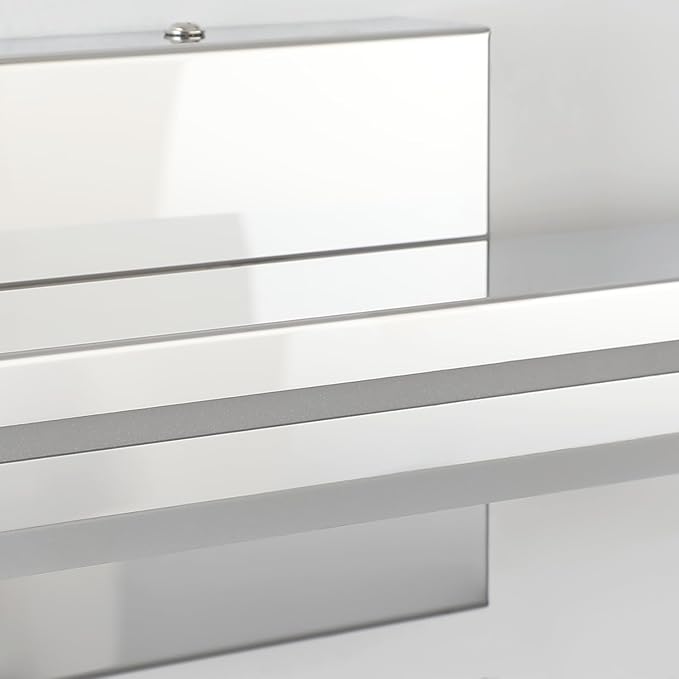 SineRise 32-Inch LED Modern Bathroom Vanity Light Bar, Chrome Modern Acrylic - Image 8