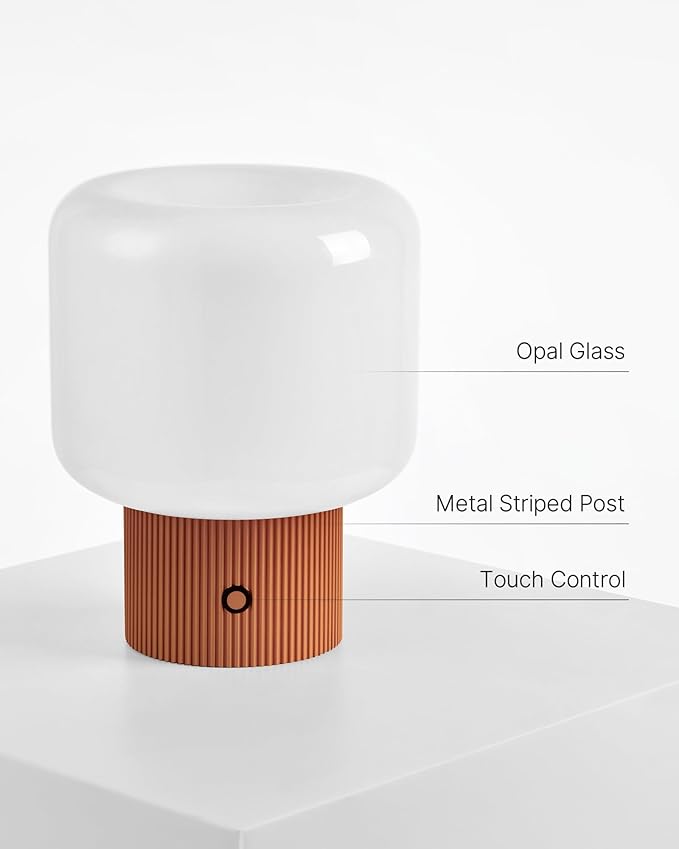 Halo Mushroom Lamp, 5W Cute Cordless Rechargeable Table Lamp - Image 4