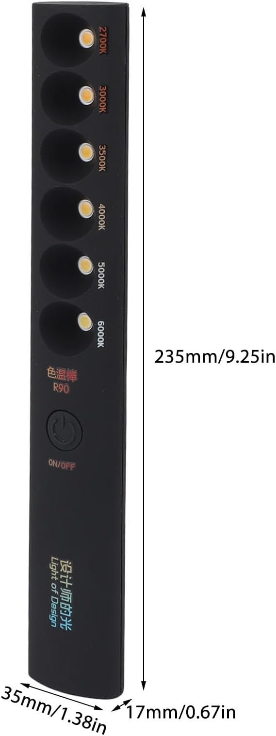 Color Temperature Light Stick, Handheld 6 Modes LED Photography Light Stick - Image 6