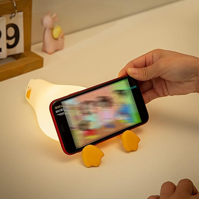 HAPPYBAG LED Lying Flat Duck Night Light, 3 Level Dimmable Nursery Nightlight - Image 5