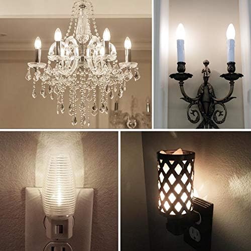 Emotionlite Night Light Bulbs, C7 Candelabra LED Light Bulbs, E12 Chandelier - Image 5