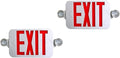 2 Pack Supreme LED All LED Decorative Red White Exit Sign & Emergency Light by SupremeLED