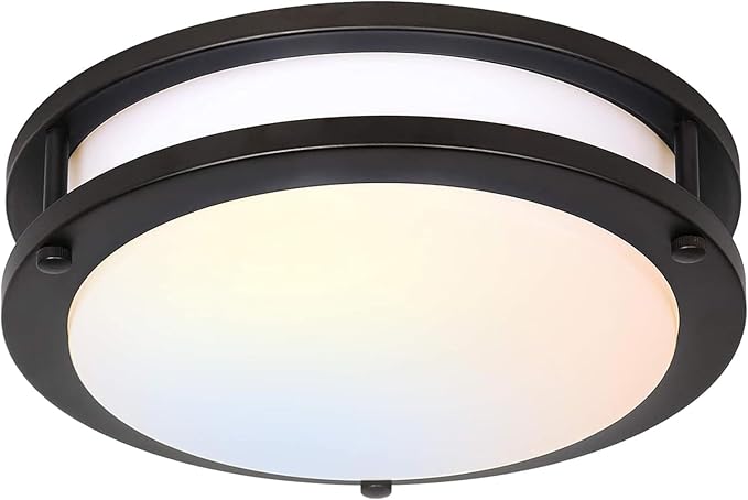 13 inch Flush Mount LED Ceiling Light Fixture, 2700K/3000K/3500K/4000K/5000K by hykolity