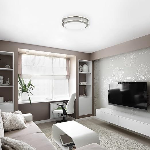 DYMOND LED Ceiling Light Fixture Flush Mount 4000K Natural Daylight Dimmable - Image 5