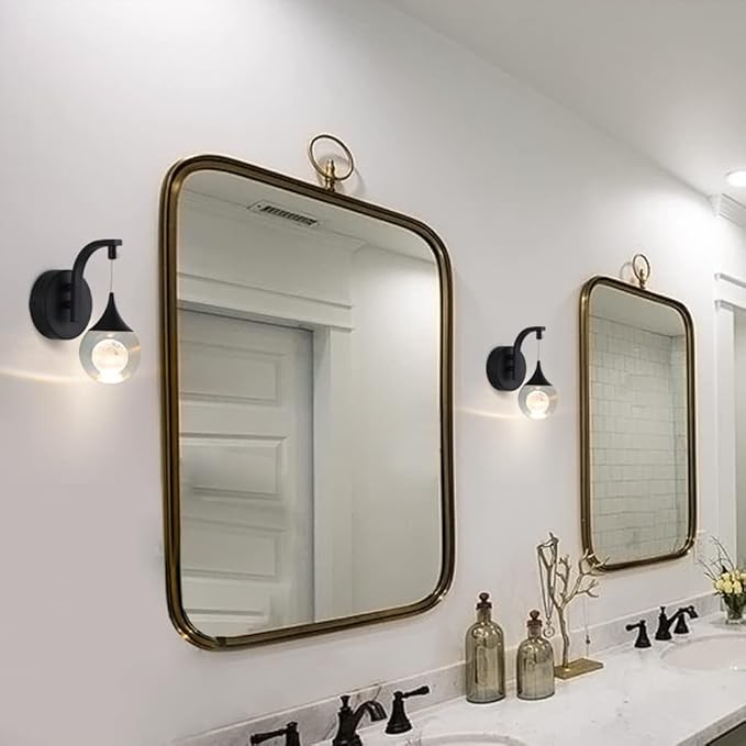 Sedelan Modern Wall Lamp Fixtures, Indoor Moon Crystal Wall Sconces, 5W LED - Image 2