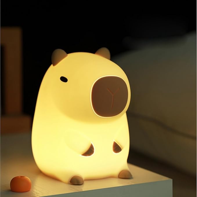 DREAMING MY DREAM Cute Capybara lamp, Squishy Capybara Night Light LED by Unknown