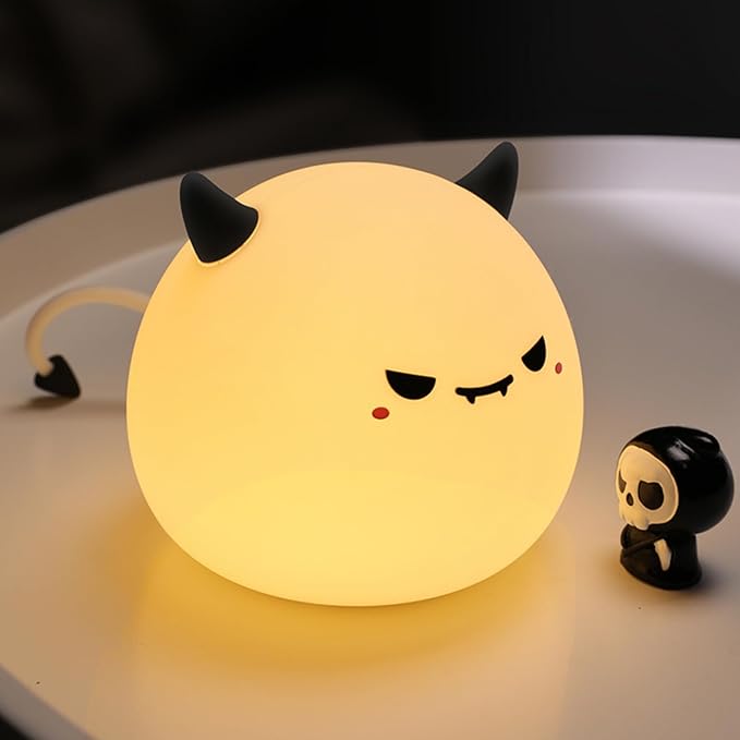 Cute Monster Night Light for Kids, Cute Monster lamp Soft Silicone Lamp 3 Level by Unknown