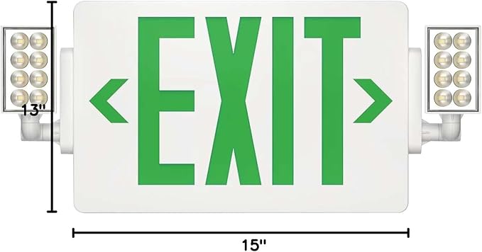 Spectsun 1 Pack Exit Signs - Image 7