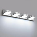 LED Modern Bathroom Vanity Light Fixtures, 4-Light 28-inch Dimmable Chrome by LKHF