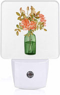LED Night Light, Vintage Autumn Aesthetic Bouquet LED Night Light Plug into Wall by Unknown
