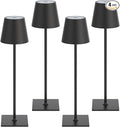 Kakanuo Cordless Rechargeable Table Lamp Black 5000mAh Battery Operated Lamps by KakanuoLightings