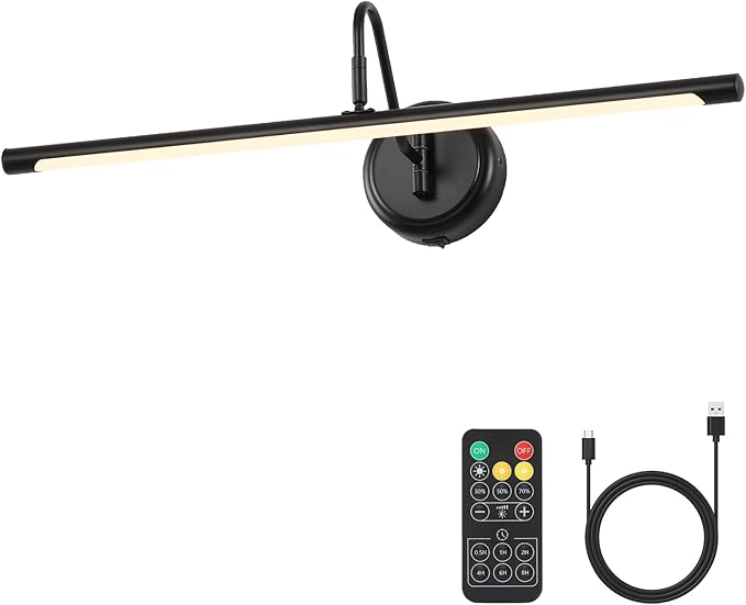 JOOSENLUX Battery Operated Picture Lights Modern Wireless Wall Lights 24.4" by HOME