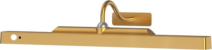 Brass Wireless Picture Light for Wall by Kryoza