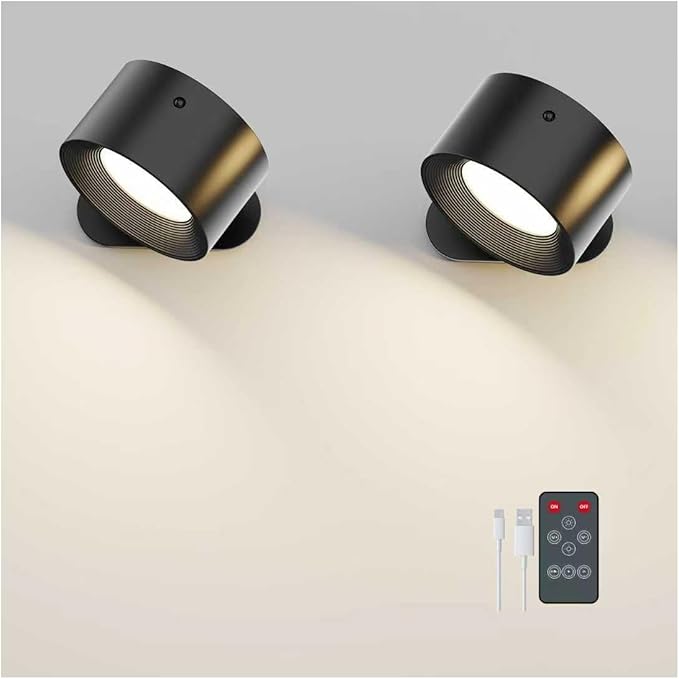 2PACK Romote LED Wall Sconce by Deyagoo