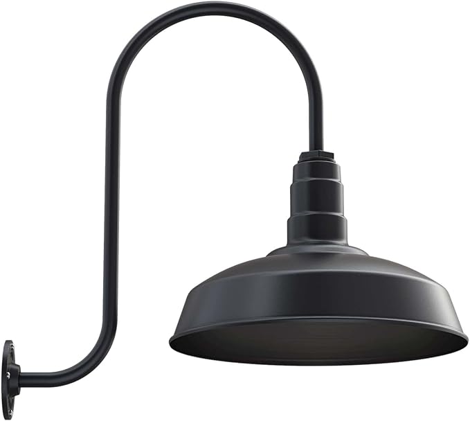 Steel Lighting Co. Gardena Barn Light | Outdoor Wall Mounted | 16" Dome | by SteelLightingCo