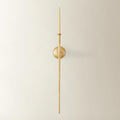 Z Gallerie Aspar Wall Sconce Long Candle Holder in Gold Finish, Retro Chic Wall by ZGallerie