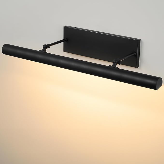 Art Picture Frame Wall Light: 30" Black Retro Swing Arm Artwork Spotlights by FeaseyFeaturedProducts