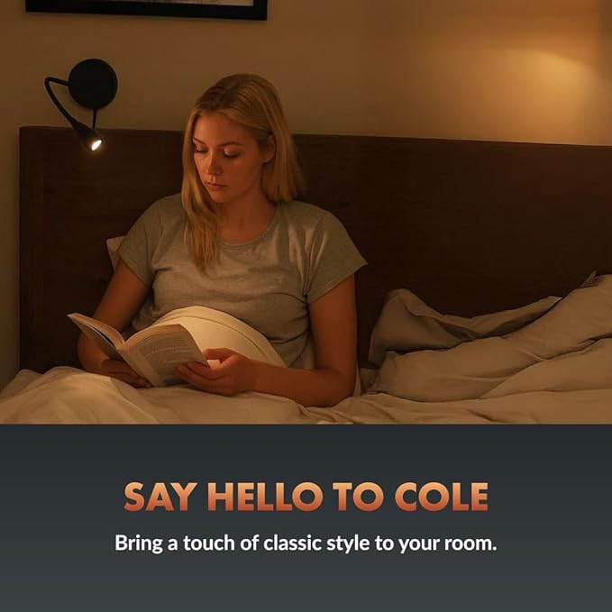 Newhouse Lighting 4.5 in. W x 15 in. H Cole Gooseneck Reading Light in Matte - Image 7