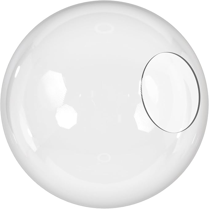 KastLite 16" Clear Acrylic Lamp Post Globe | Smooth Textured by KastLite