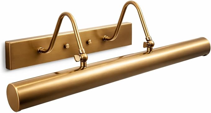 Luminaire Raw Brass Modern Painting Light by Unknown