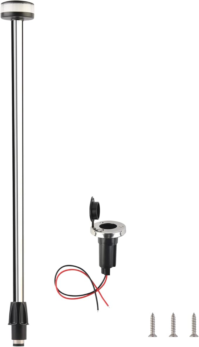 Stern Light Boat Anchor Light Marine Navigation lights All Round White LED USCG by Besramtic