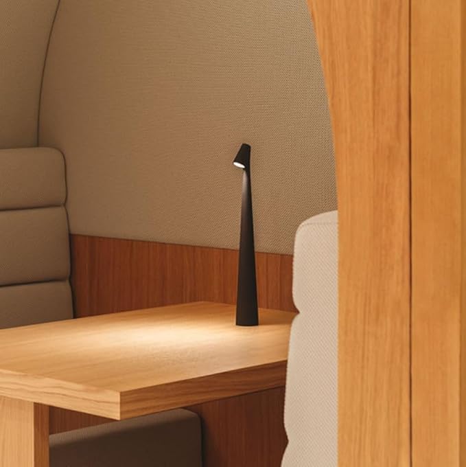 Portable LED Table Lamp with Touch Sensor, 3-Levels Brightness Metal Desk Lamp - Image 2