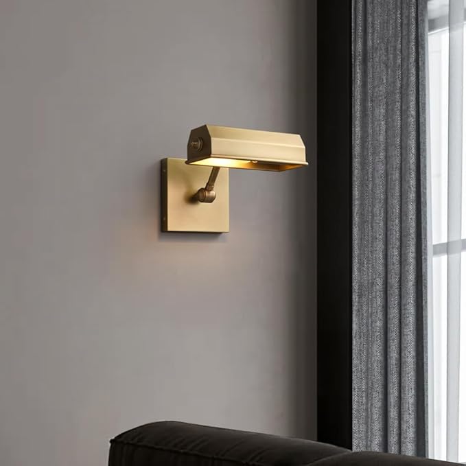 Brass Picture Light Picture Lights Gold Retro Art Light Vintage Picture Frame - Image 4