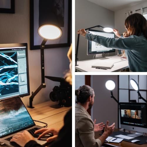 Lume Cube Edge Light 2.0 Bi-Color LED Desk Lamp - Image 2