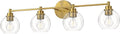 VONLUCE Bathroom Light Fixtures, 4-Light Vanity Light by Vonluce