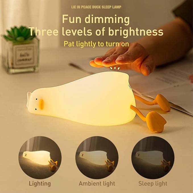 TOOGE LED Duck Night Light Cute Small Lamp Night Light - Image 3