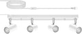4 Light Track Lighting Kit, Industrial LED Wall Light by HOME